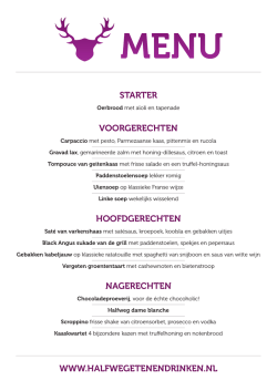 groepenmenu - Halfweg Eten en Drinken