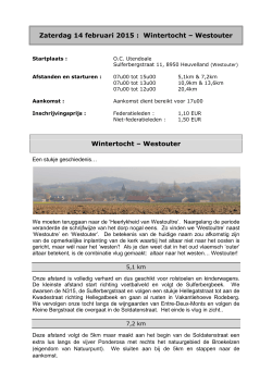 Wintertocht – Westouter Wintertocht – Westouter
