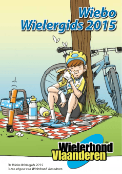 Wiebo Wielergids 2015 - Wielerbond Vlaanderen