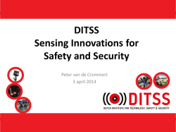 DITSS Sensing Innovations for Safety and Security