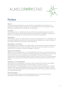 Parken - Almelo Parkstad