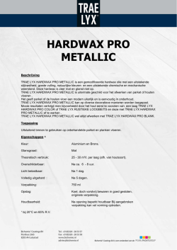 HARDWAX PRO METALLIC