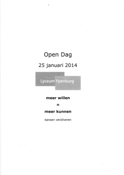 Gpen Dag - Lyceum Ypenburg