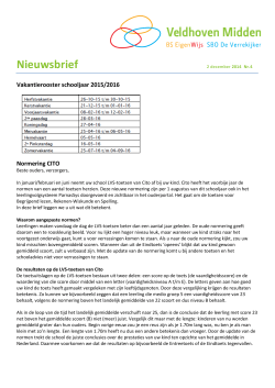Nieuwsbrief nr. 04 - Veldhoven Midden