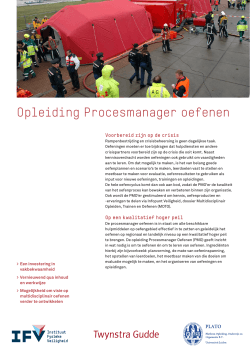 Opleiding Procesmanager oefenen