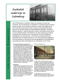 Lees en/of download alles over het Katholiek Onderwijs