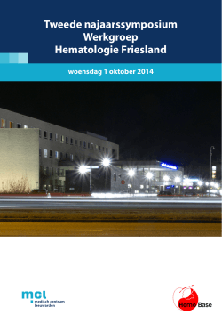 Download PDF Programma HemoBase symposium 2014
