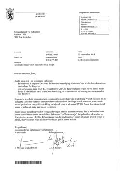 Informatie nieuwbouw basisschool De Singel