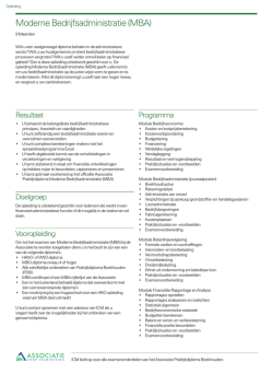 ICM - Moderne Bedrijfsadministratie (MBA)