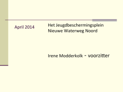 Het Jeugdbeschermingsplein Nieuwe Waterweg