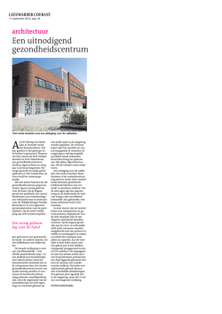 Een uitnodigend gezondheidscentrum gezondheidscentrum