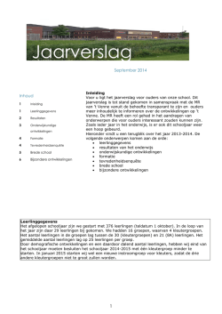 jaarverslag aug. 2014
