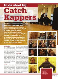 In de stoel bij: Catch Kappers