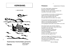 Juni - Nederlandse Interkerkelijke Gemeente Denia