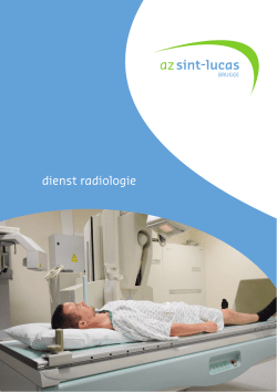 Patiëntenwijzer radiologie - AZ Sint
