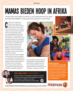 HOLLAND ZINGT VOOR MAMAS