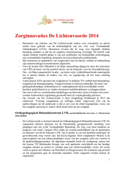 Doc. Zorginnovaties 2014