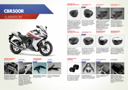 CBR500R - Honda motorfiets accessoires