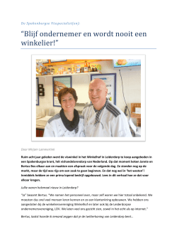 Jannie en Bertus Bos, Spakenburgse Visspecialisten