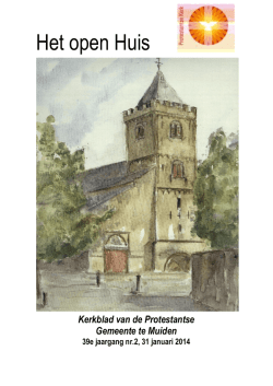 Het open Huis - Grote Kerk Muiden