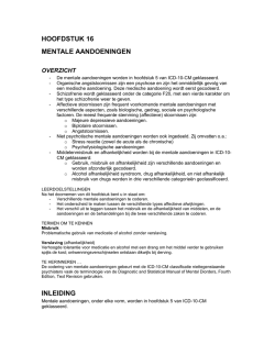 HOOFDSTUK_16_MENTALE AANDOENINGEN