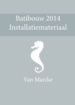 Batibouw 2014 Installatiemateriaal