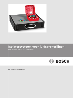 Isolatorsysteem voor luidsprekerlijnen