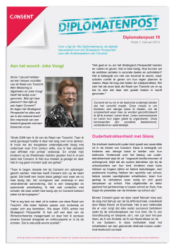 Diplomatenpost nr. 19, februari 2014