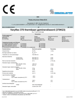 Varyflex 370 thermbaan gemineraliseerd