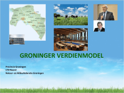 Presentatie Groninger Verdienmodel