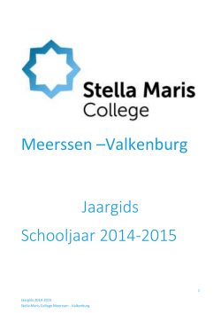 Jaargids 2014-2015 - Stella Maris College