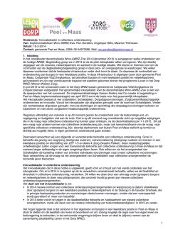 Innovatiekader Wmo-AWBZ-Zvw 2014