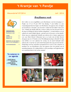 Juli 2014 - t Pandje