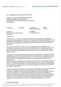 een brief - Netwerk de Peelhorst