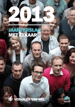 Jaarverslag Woonstichting Etten