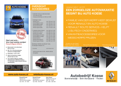 Auto Koese folder juni 2014 Onderwerpen in deze folder