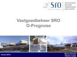 1406 O-Prognose - presentatie door gebruiker SRO