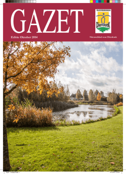 Editie Oktober 2014 - Gazet