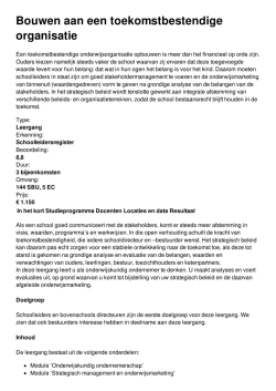 Informatie - Via Vinci Academy