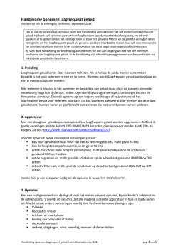 Handleiding opnemen_LFG - Vereniging Leefmilieu