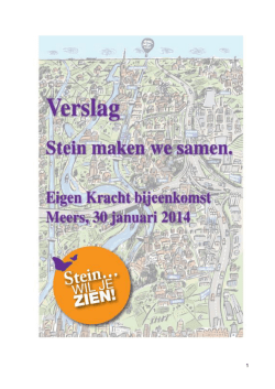 Verslag bijeenkomst Meers februari 2014 (pdf