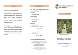 folder ZENO - Psychiatrisch Ziekenhuis Sint