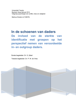 In de schoenen van daders