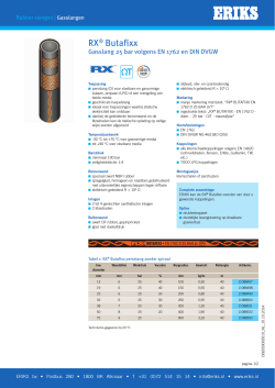 Rubber gasslang RX® Butafixx vlg. EN 1762 Gasslang 25