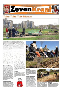 Tuka Tuka Tuin Nieuws - Bewonersorganisatie Zevenkamp