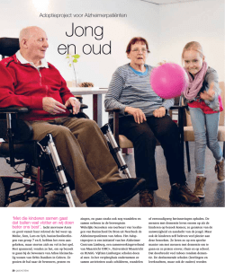Jong en oud - Alzheimer Centrum Limburg