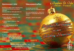 Kerstconcert 2014 Nieuwjaarstreffen