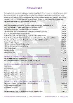 Download hier u prijsindicatie