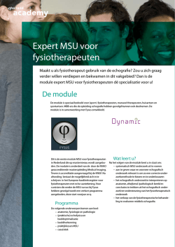 Inholland A4 Brochure