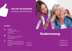 Download de folder - Ouderenzorg Ouderenzorg MCG